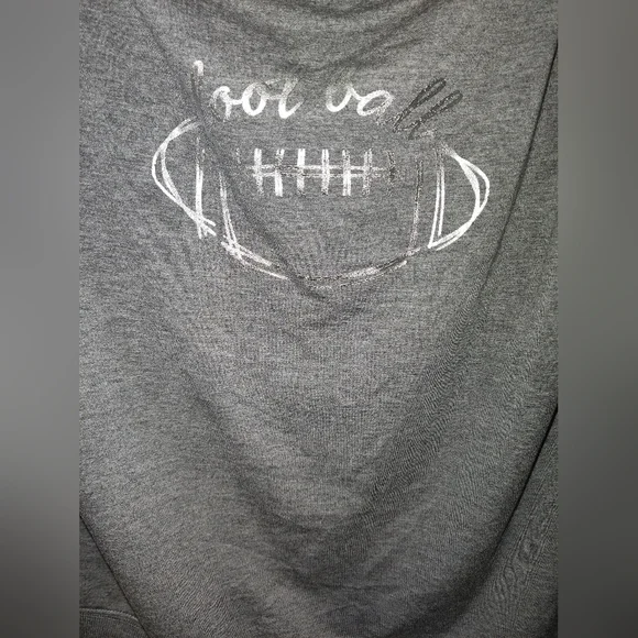 CATOs Gray Long Sleeve Shirt Size L with Football Graphic Picture - Picture 5 of 8